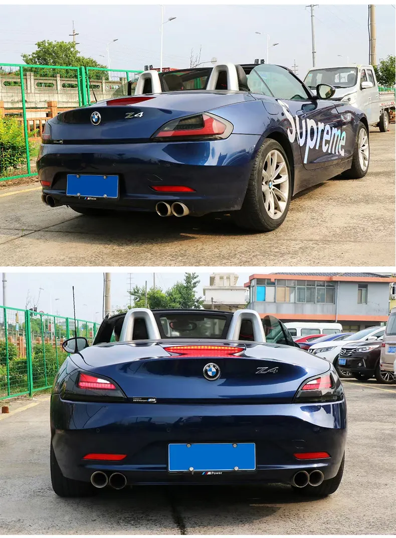 Car Styling Taillight For BMW Z4 2009-20 16 LED Driving Brake Lights Rear Fog Flow Direction Indicator Taillights