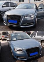 Car Front Light for AUDI A3 2008-2012 S3 LED Auto Headlight Assembly Upgrade Angel Eye Daytime Lights Dynamic Signal Lamp - Image 3