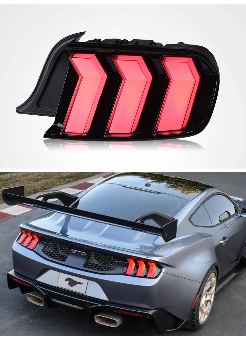 1f982606-60f6-46ad-a0ba-8d0674fe1f2a Car Taillight For Ford Mustang 20 15-20 21 RGB Style Tail Lights LED Street Lights Turn Signal Brake Taillight Assembly - Image 1
