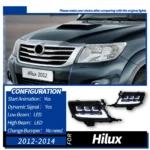 Car LED Lights Upgrade For Toyota Hilux VIGO LED Headlight 2011-2014 Front Lights Dynamic Signal Head Lamp - Image 6