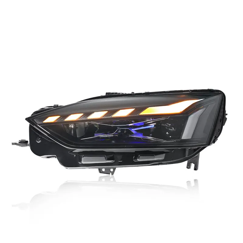 Headlight Assembly For AUDI A5 20 21-2024 LED Daytime Running Light Flowing Light Steering Signal Light