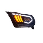 Head Lamp for Ford Mustang 2010-2012 LED Headlight High Low Beam Lens Lights DRL Running Light - Image 2