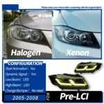Headlight Assembly for BMW E90 Headlights 2005-2012 320i 318i 323i 3 Series DRL Signal Auto Headlights - Image 7