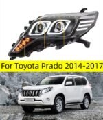 LED Head Lamp for Toyota Prado LED Headlight 2014-2017 Front Lights Head Lamp DRL Signal Projector Lens Auto Accessories