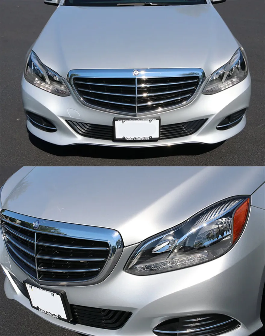 Headlight For E Class 20 14-20 16 W212 Head Lights Halogen Style Replacement DRL Daytime lights Lighthouse Facelift
