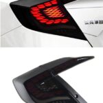 Full LED Taillight for Honda G10 Civic Taillight Assembly LED Dragon Scale Running Light Tail Turn Brake Reversing Light