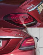 2 PCS Auto Tail Light Parts for C Class W205 C180 C200 C260 20 15-20 21 Taillights Rear Lamp LED DRL Signal Brake Reversing Parking FACELIFT - Image 3