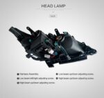 Car LED Headlights for Lexus ES 2007-2012 ES 350 DRL Bi-Xenon Lens Turn Signal Headlight Daytime Lights - Image 4