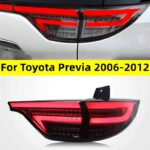 Car Tail Lights For Toyota Previa 2006-2012 Taillight Assembly ACR50 LED Flowing Turn Signal Light Rear Reversing Highligh