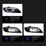 Headlight For AUDI Q7 LED Headlight 2006-2009 Headlights Q7 Tear Eye Style LED Daytime Running Lights Front Signal Lamp - Image 3