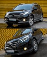 Full LED Head Lamps For Honda CR-V CRV 2012-2014 LED Dual Lens Turn Signal High Beam Daytime Running Headlights - Image 5