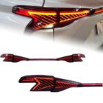 LED Styling Taillight for Toyota Sienna 20 21-2023 Upgrade Through Signal Brake Reverse Lamps Tail Light Assembly