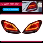 Car Tail Lights For Benz W205 LED Taillihgt 2014-20 19 C180 C200 C260 C300 LED Dynamic Turn Signal Light Tail Lamp Assembly - Image 7