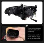 Headlights For BMW X5 E70 20 07-20 10 Upgrade LED Angel Eye Style Front Daytime Light DRL Hid Signal Lamp - Image 4