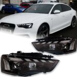 Car Lights for Audi A5 LED Headlight Projector Lens 20 08-20 16 Animation DRL Dynamic Signal Reverese Automotive Accessories