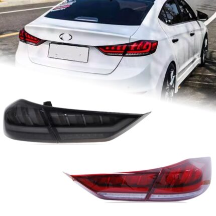 For Hyundai Elantra 20 16-20 19 LED Tailights Turn Signal Light Brake Lights Driving Lamp Reversing Lamp Rear Lamp