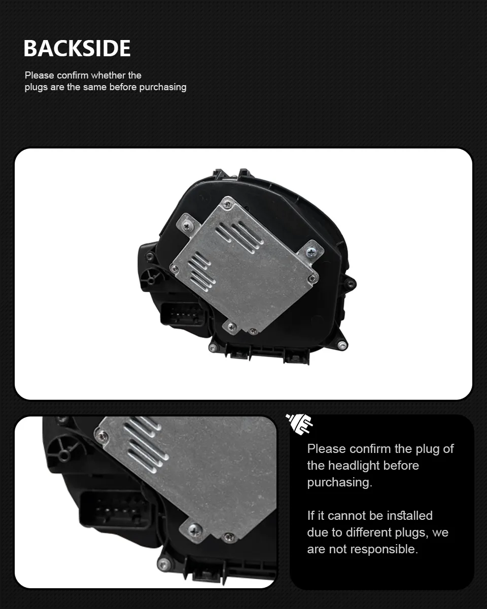 Car LED Headlight For Porsche 997.1 997.2 2005-2012 911 Front Lamp LED Signal Light Head Lights Assembly