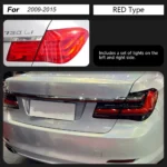 for BMW 7 Series F02 2009-20 15 730I 740I 760I LED Dynamic Taillight Rear Fog Lamp Turn Signal Light Highlight Reversing and Brake - Image 6