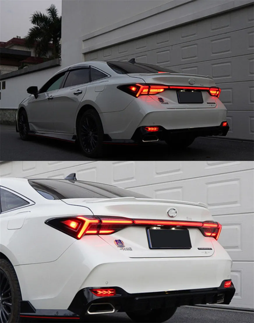 Taillight For Toyota Avalon Tail Lights With Sequential Turn Signal Start Animation Brake Parking Lighthouse Facelift