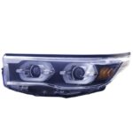 Car Headlights For Toyota Highlander 20 15-20 17 Retrofitting LED Angel Eye Daytime Running Light Lens Xenon Headlights - Image 2