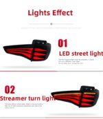 LED Through Taillight For Buick GL8ES 20 20 653T Taillight Assembly DRL Fog Brake Lamp Assembly Tuning Light Plug And Play - Image 4
