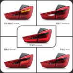 Car Tail Lights For Mitsubishi ASX 2012-up Animation LED Taillights Rear Lamp Turn Signal Dynamic DRL Taillight - Image 4