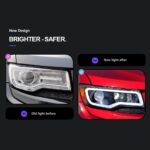 Car Headlight For Jeep Grand Cherokee 2014-20 21 Head Lamp Car Styling DRL Signal LED Headlights Assembly - Image 4