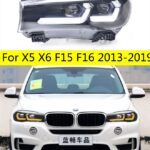LED Headlight for BMW X5 X6 F15 F16 20 13-20 19 Headlamp F85 LED Turn Signal High Low Beam Daytime Running Headlights