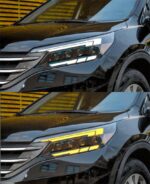 Full LED Head Lamps For Honda CR-V CRV 2012-2014 LED Dual Lens Turn Signal High Beam Daytime Running Headlights - Image 4