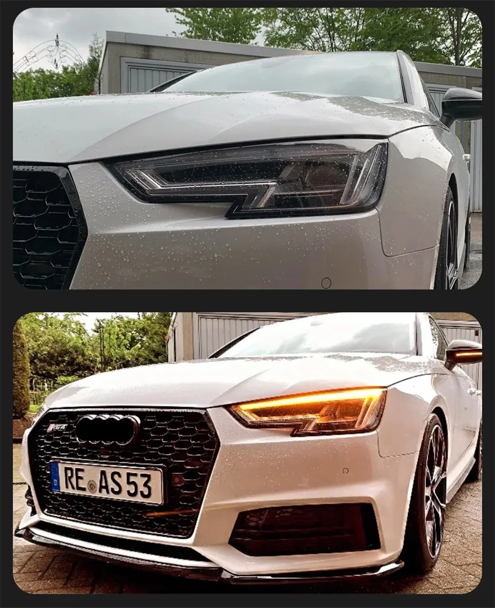 Car Headlights Styling for Audi A4 B9 20 17-20 20 A4L LED Running Light DRL Head Lamp Front Light Assembly
