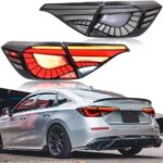 4 Styles Upgrade LED Taillight For Honda CIVIC G11 20 21-2023 LED Rear Lamp Brake Reverse Lights Assembly