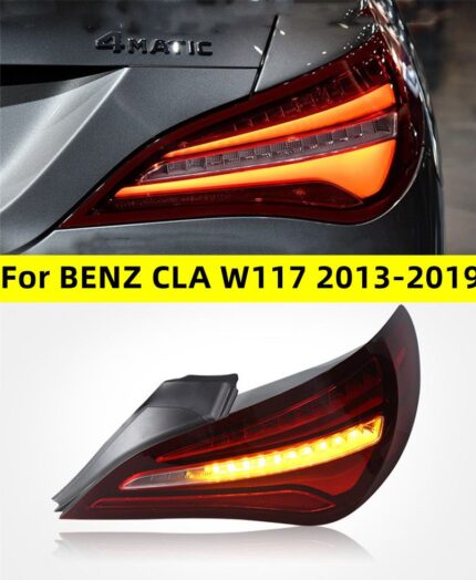Car Rear Taillights For BENZ CLA 2013-20 19 W117 Taillight Assembly Upgrade High-end LED Light Guide Butterfly Tail Lights