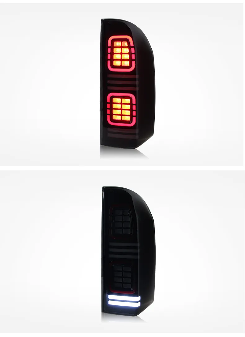 For Nissan patrol y61 20 05-20 22 Taillight Assembly LED Running Light Streamer Turn Signal Brake Reverse Lamp