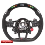 Racing Custom Style Steering Wheels for AUDI R8 TT TTS LED Display Shift Lights Steering Wheel - Image 8