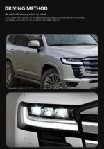 Headlight for Toyota Land Cruiser LC300 20 22-2023 LC300 LED Upgraded Front Lamp DRL Dynamic Turn Signal Head Lamp Assembly - Image 4