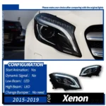 Headlight For Benz GLA X156 Headlights 20 15-20 19 GLA 200 LED Headlight DRL LED Projector Lens GLA300 - Image 7