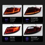 Taillights for AUDI TT 2006-2013 animation rear brake lamp Dynamic Signal Automotive Accessories - Image 3