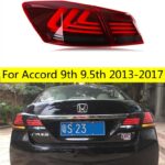 Car Lights For HONDA Accord 9th 20 13-20 17 9.5th LED Taillights Rear Fog Lamp Dynamic Turn Signal Highlight Reversing and Brake