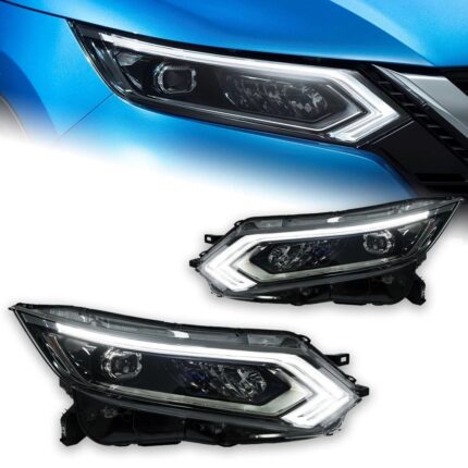 Car Styling Head Lamp for Dualis Headlights 20 19-20 20 New Qashqai LED Headlight DRL LED Projector Lens auto accessorie