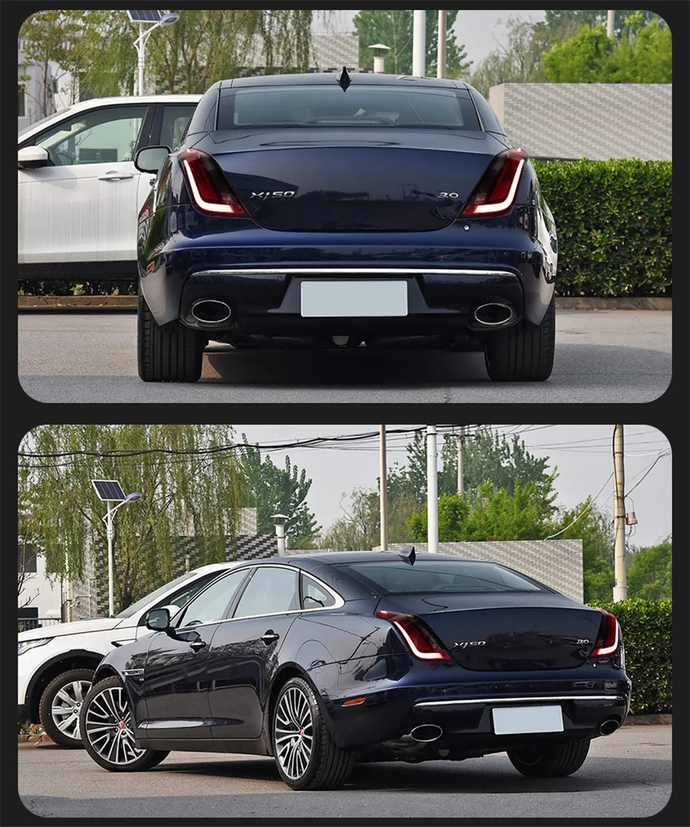 Car Taillights for Jaguar XJ XJL Tail Lights 2010-20 18 XJL LED Tail Light DRL Brake Reverse Stop Lamp Assembly