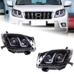 Headlight all LED for Toyota Prado LED Headlight Projector Lens 2010-2013 Front Drl Signal Driving Lamp - Image 3