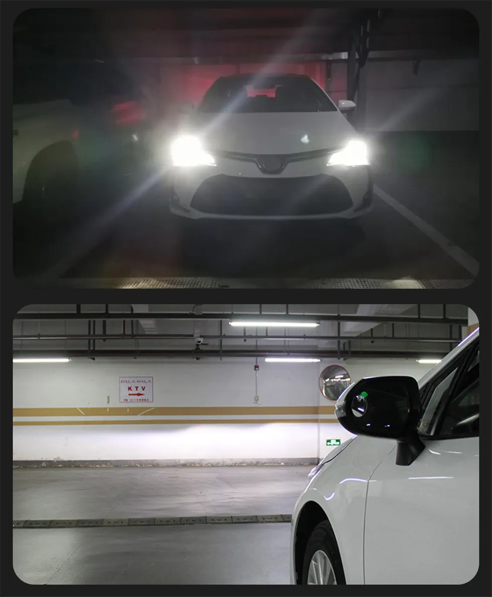Car Styling LED Headlights For Toyota Corolla 20 19-20 21 Head Lights Sedan Style Replacement DRL Daytime lights