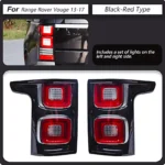 Car Taillight Modified For Range Rover Vouge Tail light 2013-20 17 New Styling LED Running Lights Turn Signal Brake Taillights - Image 6