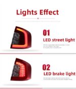 Car Light For Ford Imported EDGE 2009-2014 LED Taillight Assembly Light Guide Running Lights Rear Brake Lights - Image 4