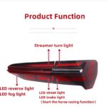 5pcs/set Taillight Assembly for AUDI A6L C8 2019-2024 Modified Horch Version Dynamic Through-type Driving Flow Turning Taillight - Image 5