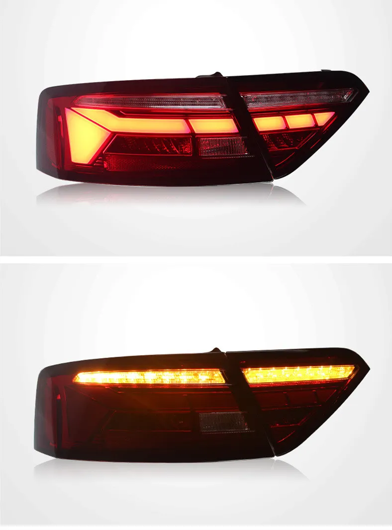 Car LED Rear Taillight For AUDI A5 2013-20 16 RS5 Upgrade LED Lamp Tail Light Signal Reversing Parking Lights