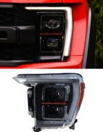 Car Headlight Assembly For Ford F-150 SVT Raptor 20 21-2023 LED Lens Headlights High Beam Signal Lamp