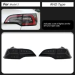 Taillight For Tesla Model Y Model3 Model 3 Tail Lights With Sequential Turn Signal Animation Brake Parking Lights - Image 7