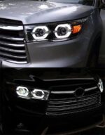 Car Head Lights Parts For New Kluger 20 15-20 17 highlander LED Front Headlight Replacement DRL Daytime light Projector Facelift - Image 4