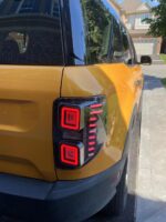 Rear Taillight Assembly for Ford Bronco Sport 20 20-2023 LED Light Guide Taillamp Service Brake Turn Signal Reversing Fog Lamp - Image 5